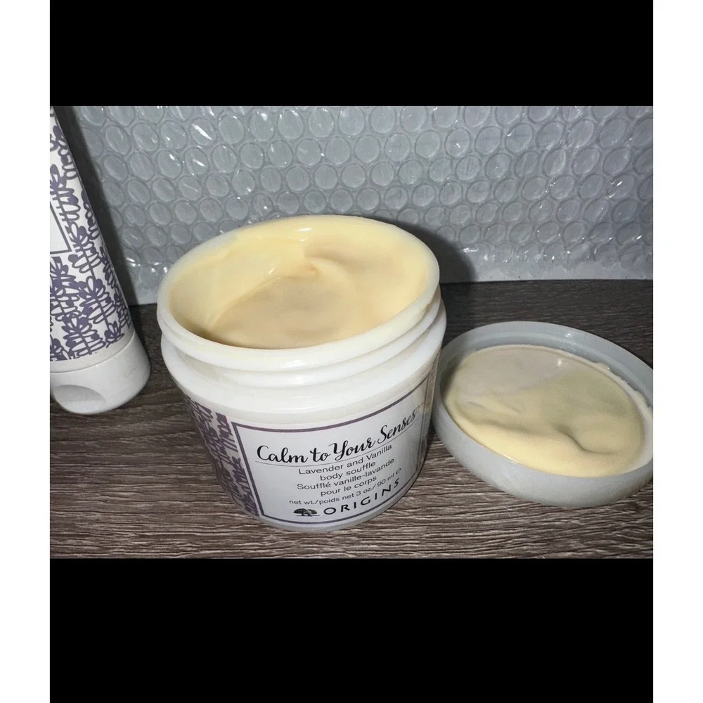 Origins Calm to Your Senses Lavender Vanilla‎ Body Cleanser and Body Souffle